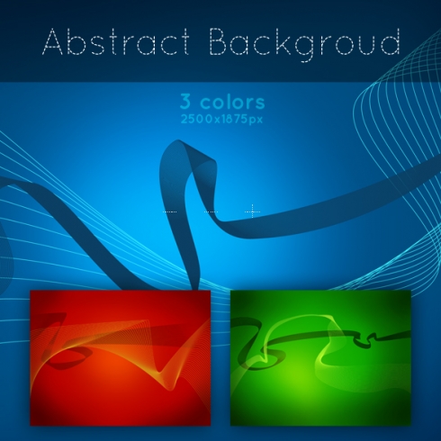 Template Image for 3 Abstract Backgrounds - 30009