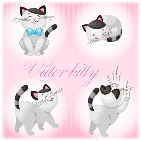 Template Image for Cats & Kittens Vector - 30052