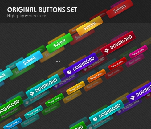 Template Image for Original Buttons Set - 30084