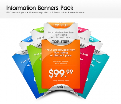 Template Image for Information Banners Pack - 30091