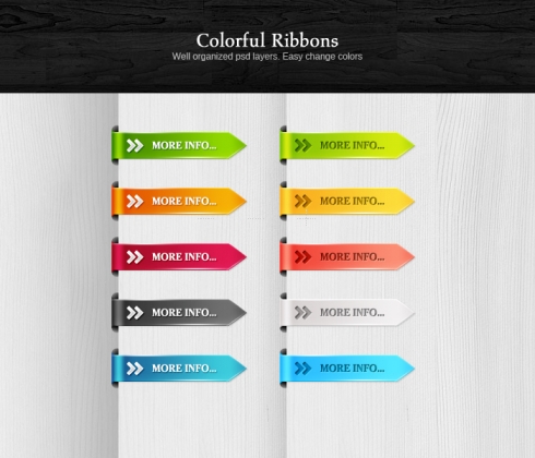 Template Image for Arrow Ribbons - 30112