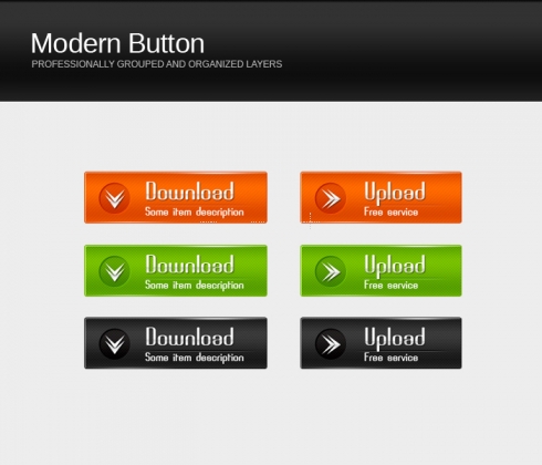 Template Image for Modern Buttons - 30139