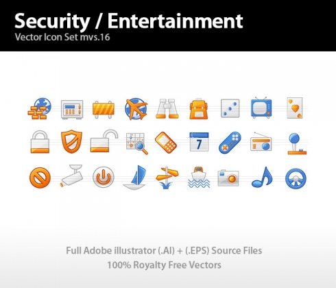 Template Image for Security & Environment Icons - 30214