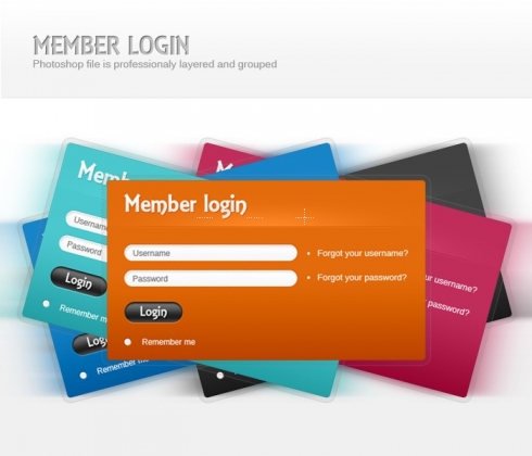 Template Image for Member Login Forms - 30287