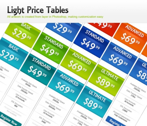 Template Image for ht Pricing Tables - 30288