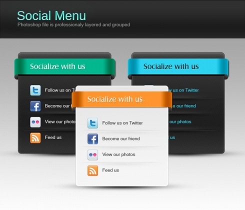 Template Image for Social Menu Box - 30373