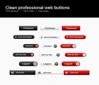 Image for Image for Clean, Slim Web Buttons - 30024
