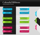 Image for Image for Beautiful Menu Ribbons - 30075