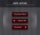 Image for Image for Red Metalatic Buttons - 30123