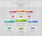 Image for Image for Glassy Login Forms - 30124