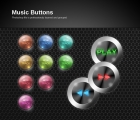 Image for Image for Media Player & Music Buttons - 30179
