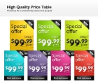 Image for Image for Web Pricing tables - 30353