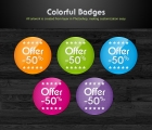 Image for Image for Color Badges - 30378